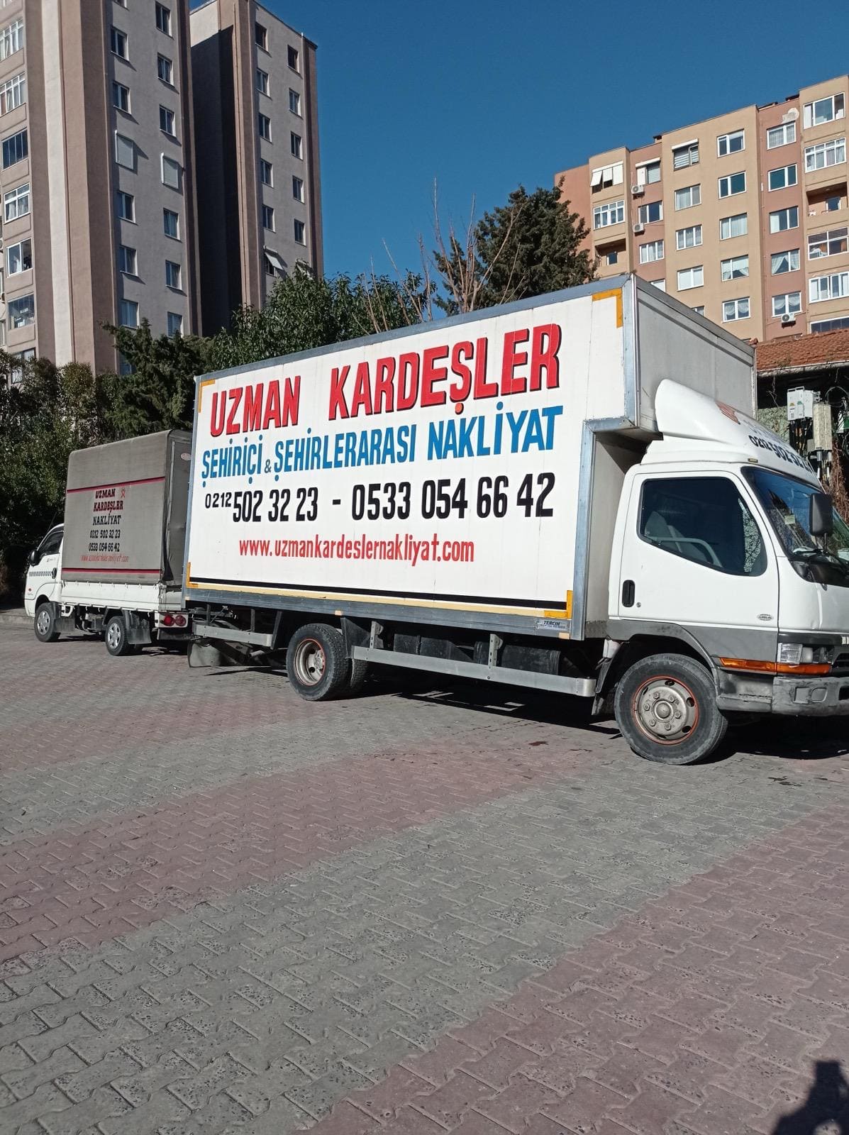 Uzman Kardeşler Nakliyat araç filosu İstanbul